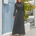 thumbnail image 4 of Robe Freezia Manches Longues Chanson Mode Sortie Robe Femme Motif Belle Robe une Pièce, 4 of 5