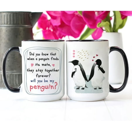 

Familyloveshop LLC Penguin Couple Valentine Mug You Are My Penguin Valentine Gift For Her Him Funny Valentine Mug Valentine s Day Gift Proposal Gift