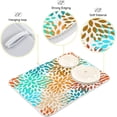thumbnail image 4 of FREEAMG Summer Flower Pattern Dish Drying Mat for Kitchen Counter,Super Quick Absorbent Composite Sponge Dish Drying Pad,Heat Resistant Non-Slip Rack Tableware Mat, 16x18 Inch, 4 of 7