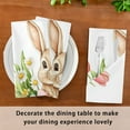 thumbnail image 6 of Satin Napkin Square 20 Inches Soft Smooth Decorative Napkins for Party Wedding Banquet and Dinner Easter Bunny and Bucket, 6 of 8