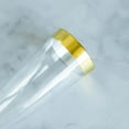 thumbnail image 6 of Efavormart 12 Pack - 6 oz - Plastic Champagne Flutes Disposable - Gold - Rimmed Design - Detachable Base for Weddings, Birthdays, Parties, Receptions, Banquets, Baby Showers, Drinkware, Events, 6 of 11