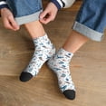 thumbnail image 3 of Pofeuu Undersea Animals Print 30cm Socks, Adult Running Hiking Socks for Youth and Adult, 3 of 7