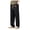 A-Black, variant on WOLIAUO Men's Wide Leg Jeans Straight Fit Drawstring Jeans Regular Fit Straight-Legs Denim Pants Pull On Mid Rise Carpenter Jean 2XL Blue