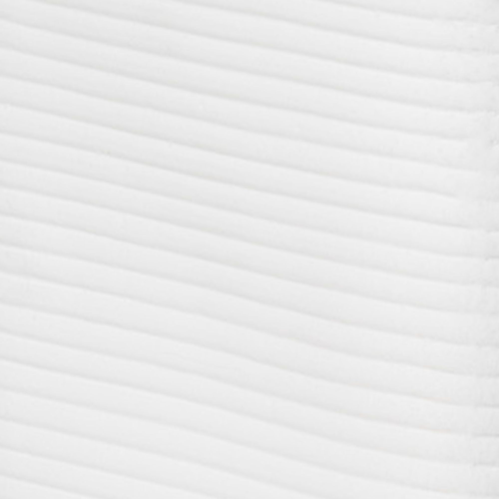 Sullivans Ribbed Square Ceramic Planter Set of 3, 6"H, 5.25"H & 3"H White