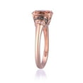 thumbnail image 5 of Gin & Grace 10k Rose Gold Genuine Oval-cut Morganite and Diamond Ring, 5 of 5
