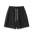 thumbnail image 3 of Vetsdori Mens Dry Fit Shorts Summer Workout Short Pants Casual,Athletic Shorts Sports Breathable Shorts for Men Elastic Waist Plain,Size L, 3 of 6