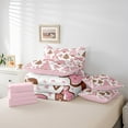 thumbnail image 6 of Castle Fairy Bowknot Snowflakes 7-Piece Twin Bedding Sets for Children,Christmas Tree Bedding Comforter Set,Festival Xmas Breathable Sheet Sets,Breathable Home Decor, 6 of 8