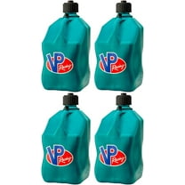 VP Racing 3622-CA, 5.5 Gallon Motorsport Racing Jug with Contoured Handle, Multipurpose Cap and Rubber Gaskets, Caribbean (4 Pack)