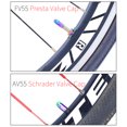 thumbnail image 2 of Eigraketly Kit de tapa de válvula de bicicleta de aleación cubierta de polvo de ciclismo profesional colorido Type2 NO2, 2 of 6
