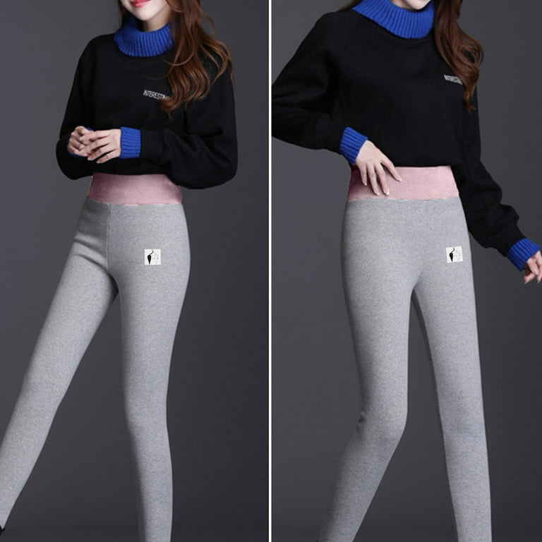 Thick Tights For Women,Fashion Casual Women Span Ladies Leggings High Waist  Keep Warm Long Pants Medias Termicas Mujer Invierno 