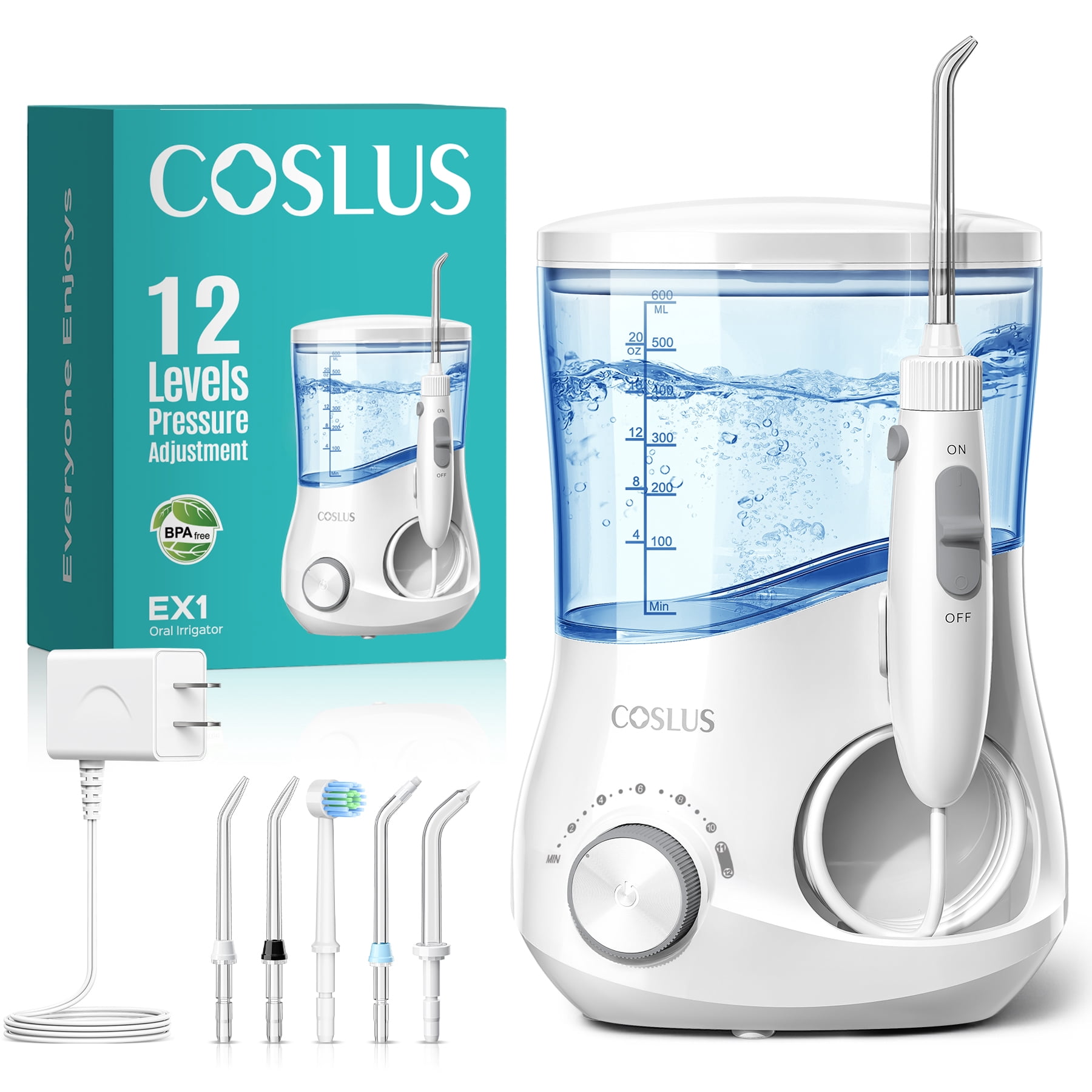 ADA Accepted Waterpik Aquarius Water Flosser WP-660 White Oral