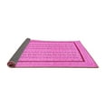 thumbnail image 2 of Ahgly Company Indoor Square Abstract Pink Contemporary Area Rugs, 4' Square, 2 of 4