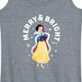 thumbnail image 3 of Disney - Merry And Bright Snow White - Women's Racerback Tank Top, 3 of 5