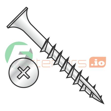 

#10 x 3 1/2 Deck Screws / Phillips / Bugle Head / Steel / Dacrotized / Type 17 Point Pt / Type 17 Point Point (Quantity: 1 000 pcs)