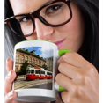 thumbnail image 2 of 3drose, Cable Car, Ringstrasse of Vienna, Austria - Eu03 Mgl0039 - Miva Stock, 15oz Two-tone Green Mug, 2 of 6