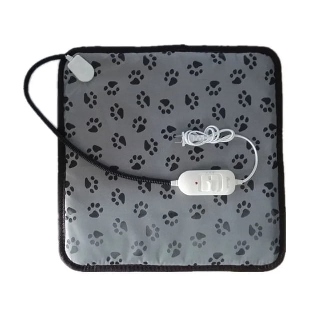 Pet Heated Mat Dog Temperature Adjustable Dog Heating Pad Waterproof Heating Pad 3,9 Gears Timer