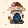 thumbnail image 3 of Casa de hadas, decoración de jardín, casa de , estatuas en miniatura, accesorios para , decoración de terrario, estatuil decorativa CUTICAT Estatuilla de champiñones al aire libre, 3 of 8