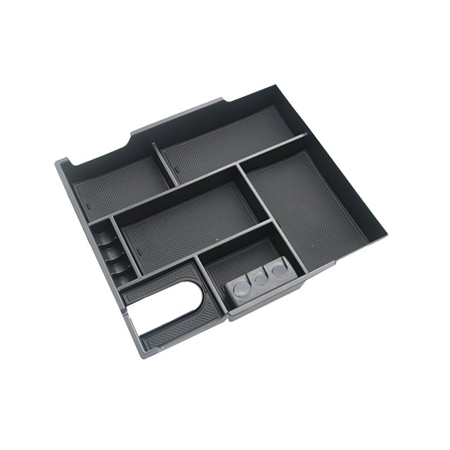 Caja De Reposabrazos De Coche De Gran Capacidad, Caja De Almacenamiento Central Para Coche, Organizador De Plástico Para Cosas De Coche Para Toyota Tundra? 2014-2019 Eigraketly VI004443-00