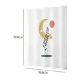 thumbnail image 3 of kladzum Shower Curtain Retro Style Abstract Shower Curtain Boho Arch Sun Beige Modern Minimalistic Home Bathtubs Bathroom Curtain Decoration Set with 12 Hooks, Bathroom Accessories, 3 of 7