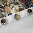thumbnail image 4 of Erosebridal Autumn Jungle Wolf Print Blackout Curtains Set of 2 (52x84 Each), Fall Wildlife Window Curtains for Men and Women, 4 of 6
