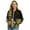 Black-Mushroom Sunflower Daisy, variant on Dachshund Floral Printed Jackets for Women Long Sleeve Sweatshirts Zip Up Outwear Cardigans Sweatshirt for Fall Winter, 3XL