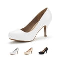 thumbnail image 4 of Dream Pairs Mujeres Nuevo Clásico Elegante Fiesta Zapatos de Boda Versátil Tacón Bajo Stiletto Vestido Plataforma Bombas Zapatos Tiffanny Dream Pairs TIFFANNY, 4 of 4