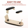 thumbnail image 2 of Unique Bargains Arm Rest for Nails Tech Professional Adjustable Nail Arm Rest Cushion Nail Arm Rest Soft Manicure Hand Rest Stand Black 1 Set, 2 of 7