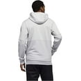 thumbnail image 3 of Adidas Men's Team Issue Training Pullover Hooded Sweatshirt - Gray/White (L), 3 of 3