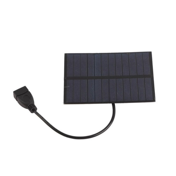 solar, solar monocristalino USB de 5V 5W, solar a prueba de agua para teléfono inteligente, banco de energía y