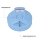 thumbnail image 3 of Analizador de pilas de botón Probador de movimiento de reloj Circular de carcasa ABS para reparación de relojes de cintura, 3 of 8