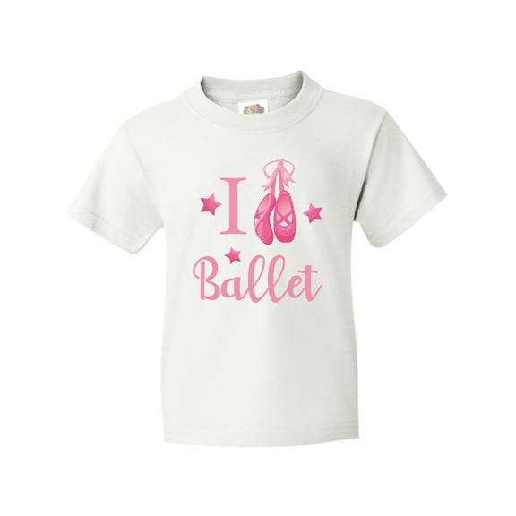 Inktastic I Love Ballet Youth T-Shirt