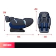 thumbnail image 6 of BestMassage Full Body Zero Gravity Electric Massage Chair,with Wireless Bluetooth Speaker,Black, 6 of 6