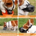 thumbnail image 4 of Bozal de perro WEIHJMXG de malla suave con correa ajustable, 4 of 5
