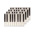 thumbnail image 4 of MKHERT Funny Vintage Piano Keys Keyboard Musical Theme Placemats Table Mats for Dining Room Kitchen Table Decoration 12x18 inch,Set of 4, 4 of 4