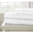 thumbnail image 2 of Sterling Creek 4-Piece 100% Bamboo Viscose Sheet Set King, White- Silky Smooth Buttery Soft Cooling Breathable Bed Sheets, 2 of 5