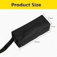 thumbnail image 5 of Portable Tool Storage Bag Solid Color Zipper Stationery Cosmetics Small Items Organizer Handbag, 5 of 5