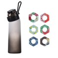 thumbnail image 2 of Botella de 700 ml, juego de botella de agua actualizada con pajita para beber de 6 cápsulas, botella de agua para exteriores, 2 of 8