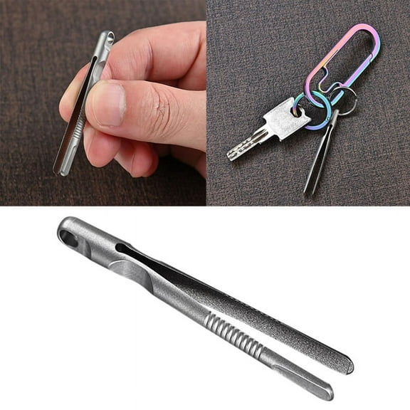 ckepdyeh TC4 Tweezers Outdoor Mini Tweezers Compact Tool CNC Plus Tool Holder