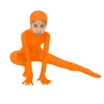 thumbnail image 5 of Fdrone Kids Spandex Halloween Costume Solid Color Long Sleeve Bodysuits Cosplay Bodysuit Girls Jumpsuit Boys Bodysuit Performance Suit Outfits, 5 of 7
