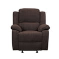 thumbnail image 2 of ACME Madden Chenille Upholstered Glide Recliner in Brown, 2 of 5