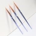 thumbnail image 4 of Lubelski 3Pcs/Set Nail Pen Delicate Nice-looking ABS Nail Art Drawing Liner Girls Gift, 4 of 7