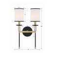 thumbnail image 2 of Crystorama Lighting - Hatfield - 2 Light Wall Mount-18.5 Inches Tall and 12, 2 of 12