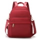 thumbnail image 4 of Bolsa Mochila clásica de nailon de Color puro para mujer de hombro de gran capacidad para mujer JShteea Para Estrenar, 4 of 7