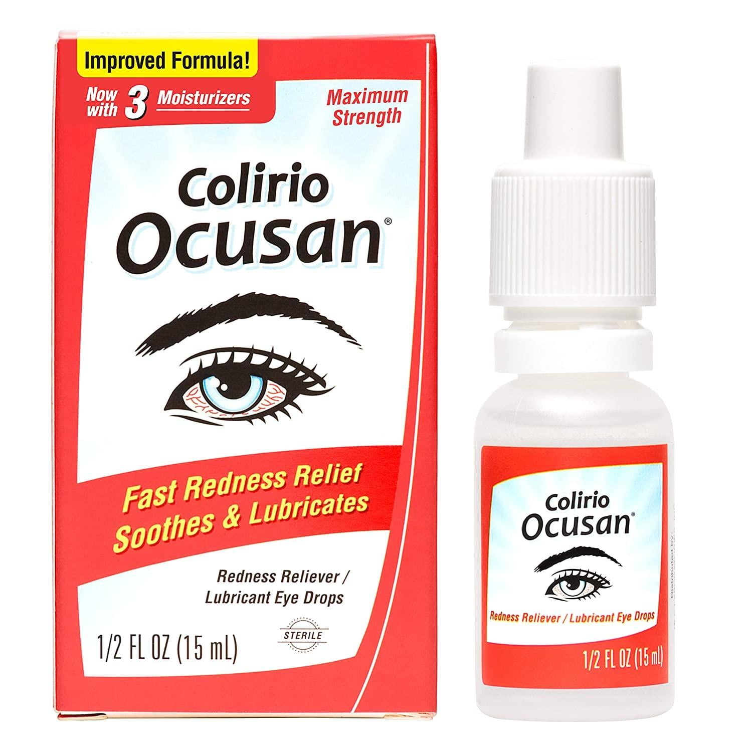 Eye Drops Ocusan Redness Socorro Eye Drops 0.5 Fl. Oz
