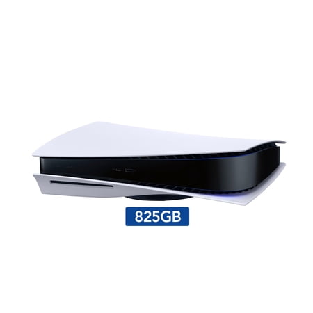 Restored PlayStation 5 Disc Version with 825GB SSD Storage, Console Only - PS5 Gaming System, White (Refurbished)