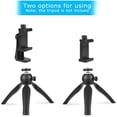 thumbnail image 4 of Ywmsfl Multi-function Smartphone Tripod Adapter Cell Phone Holder Mount Clamp Vertical Horizontal Rotation Adjustable, 4 of 7