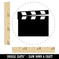 thumbnail image 2 of Clapperboard Movie Film Director Action Self-Inking Rubber Stamp Ink Stamper - Red Ink - Small 3/4 Inch, 2 of 7