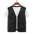 thumbnail image 2 of NARABB Men's Sleeveless Warm Vest Thin Sports Multi-bag Quick-drying Loose Vest Mountaineering Tooling Outdoor Vest Jackets, 2 of 7