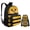 Cartoon Bee, variant on Uourmeti Camouflage Hunting Leaves Print Toddler Girls Backpack and Lunch Box Set 17 Inch Lightweight Waterproof Kindergarten Elementary School Bag with Bag Water Bottle Holder 3 Pcs Set