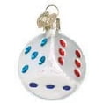 thumbnail image 3 of Bunco Dice Ornaments - Set of 3 Pieces - 2" Glass Dice. Casino Dice Ornaments with Gift Box. Perfect as Bunco Christmas Party Gifts, 3 of 4